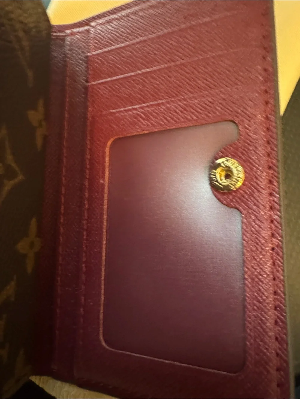 Louis Vuitton Brown Monogram Canvas Card Holder Wallet